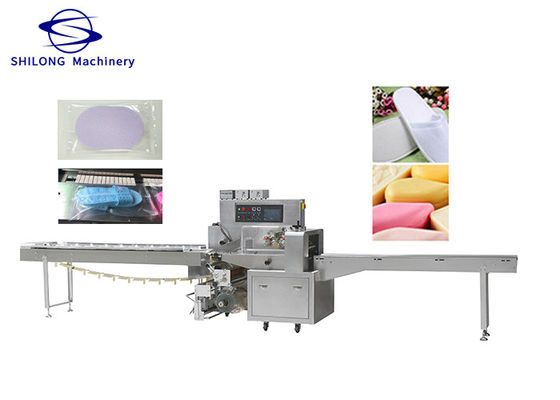 90mm Horizontal Pillow Packaging Machine For Biscuit Bread Candy Vegetables