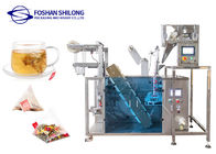 Stand Up Shilong Nylon Triangle Tea Bag Packing Machine PLC Control