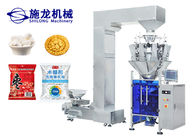 Biscuits Chips Pouch Multihead Weigher Packing Machine 600kg 10 Head