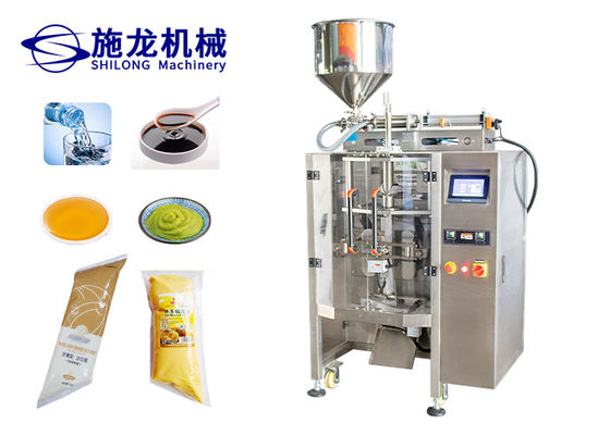 CPP 45deg Angle Sauce Bag Automatic Liquid Packing Machine SS304 Tomato Paste