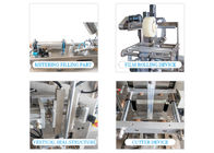 180mm Cosmetic Pouch Automatic Liquid Packaging Machine 300KG PLC