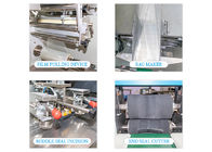 Disposable Hotel Towel Flow Horizontal Packing Machine 4020mm Air Filling Antiwear