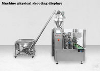 Penumatic Doypack Premade Bag Packaging Machine 2.3KW Stand Up Pouch Filling Sealing