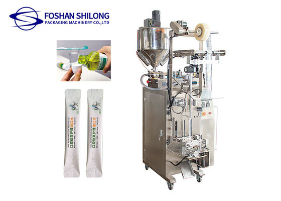 All In One Lotion Automatic Liquid Paste Filling Machine GMP Bag W60mm L180mm