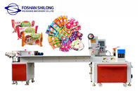 Soft Hard Candy Packing Machine PLC Touch screen With Multi Function Flow