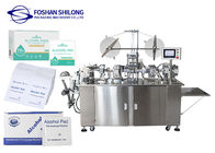 Fully Automatic Wet Alcohol Swab Manufacturing Machine Cotton Pads With PLC Control
