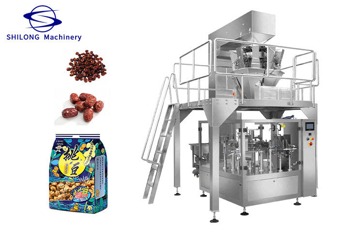 Rotary Solid Granule Food Doypack Pouch Packing Machine Premade Bag