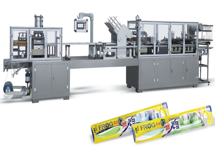 Multi functional blister card packing machine toothbrush form fill seal