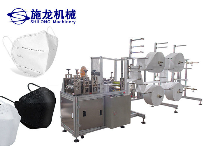 Medical Surgical Face Mask Making Machine AC220V 3.5KW Non Woven Fabric