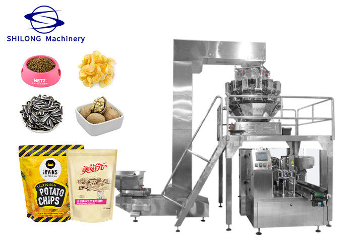 Automatic Stand Up Premade Bag Packaging Machine 500g For Sugar And Salt