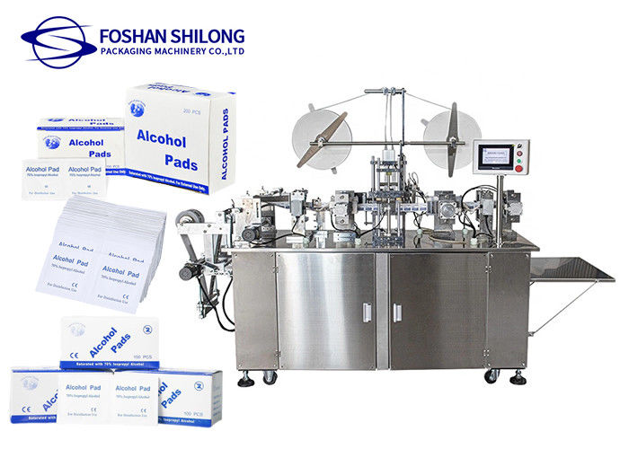 Automatic Medical Alcohol Pad Making Machine Cotton For Disinfection
