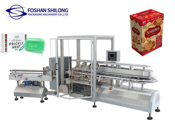 220V 50Hz Horizontal Carton Box Packing Machine Plastic Wrap Roll Stick