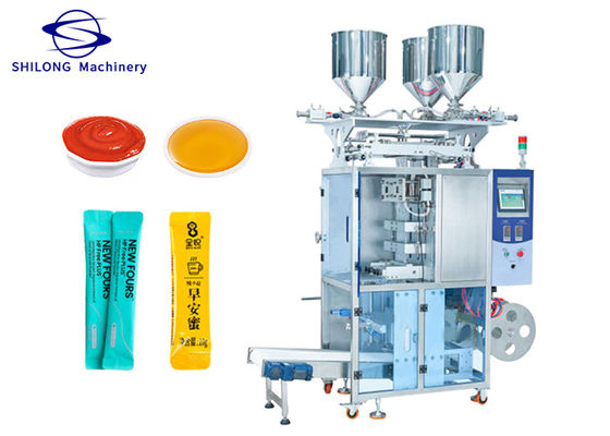 ALU Automatic Honey Stick Liquid Sachet Packing Machine Multi Lane 4g 6g 8g